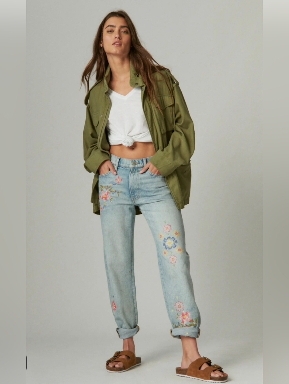 Lucky Brand Mid Rise Boy Jeans
